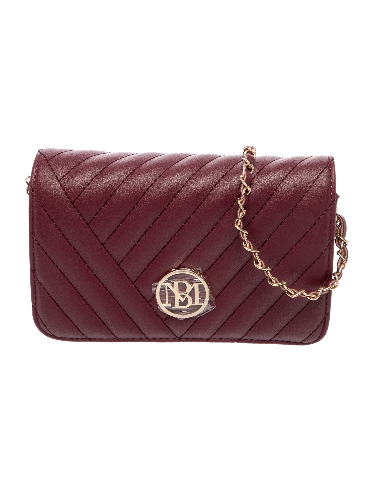 Badgley Mischka Leather Evening Bag w/ Tags