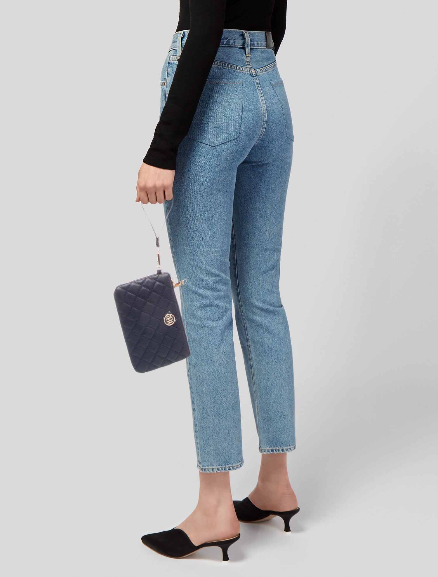 Badgley Mischka Vegan Leather Clutch