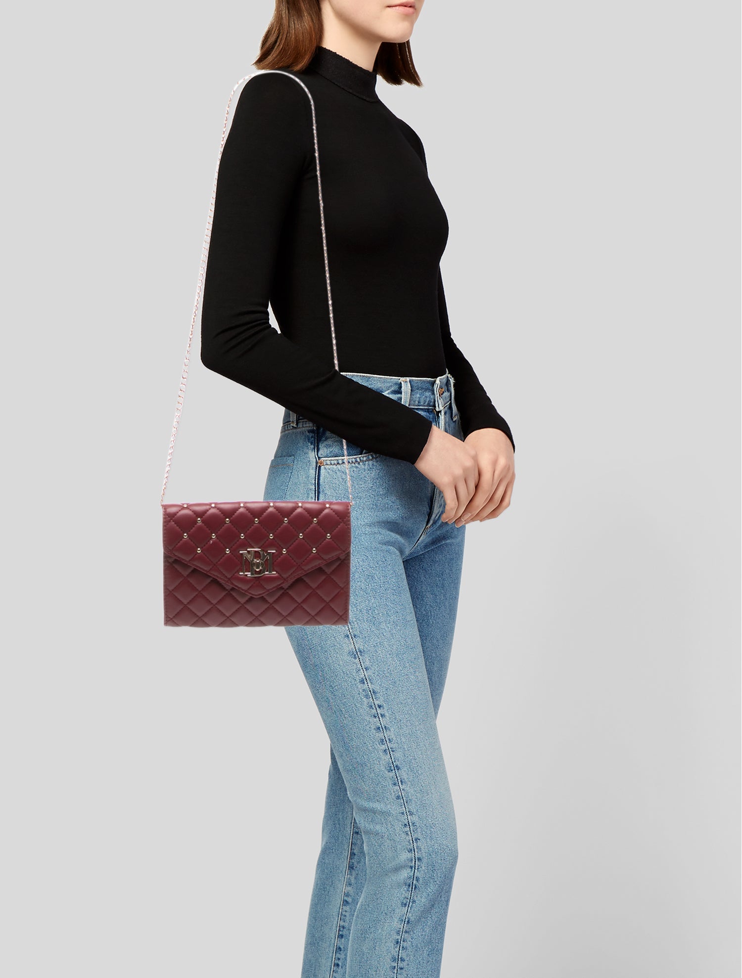 Badgley Mischka Vegan Leather Messenger Bag w/ Tags