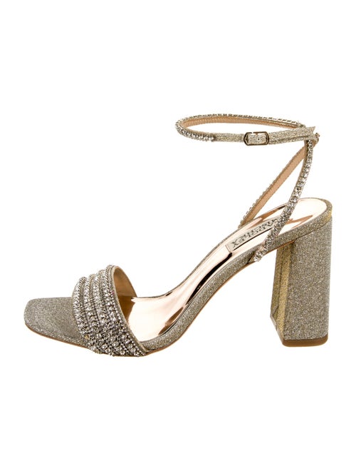 Badgley Mischka Glitter Accents Sandals