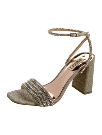Badgley Mischka Glitter Accents Sandals