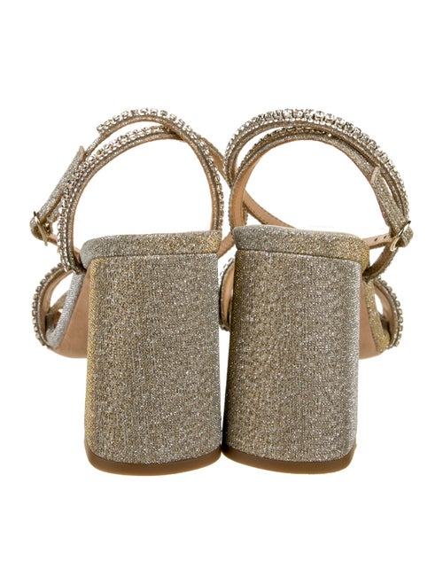 Badgley Mischka Glitter Accents Sandals
