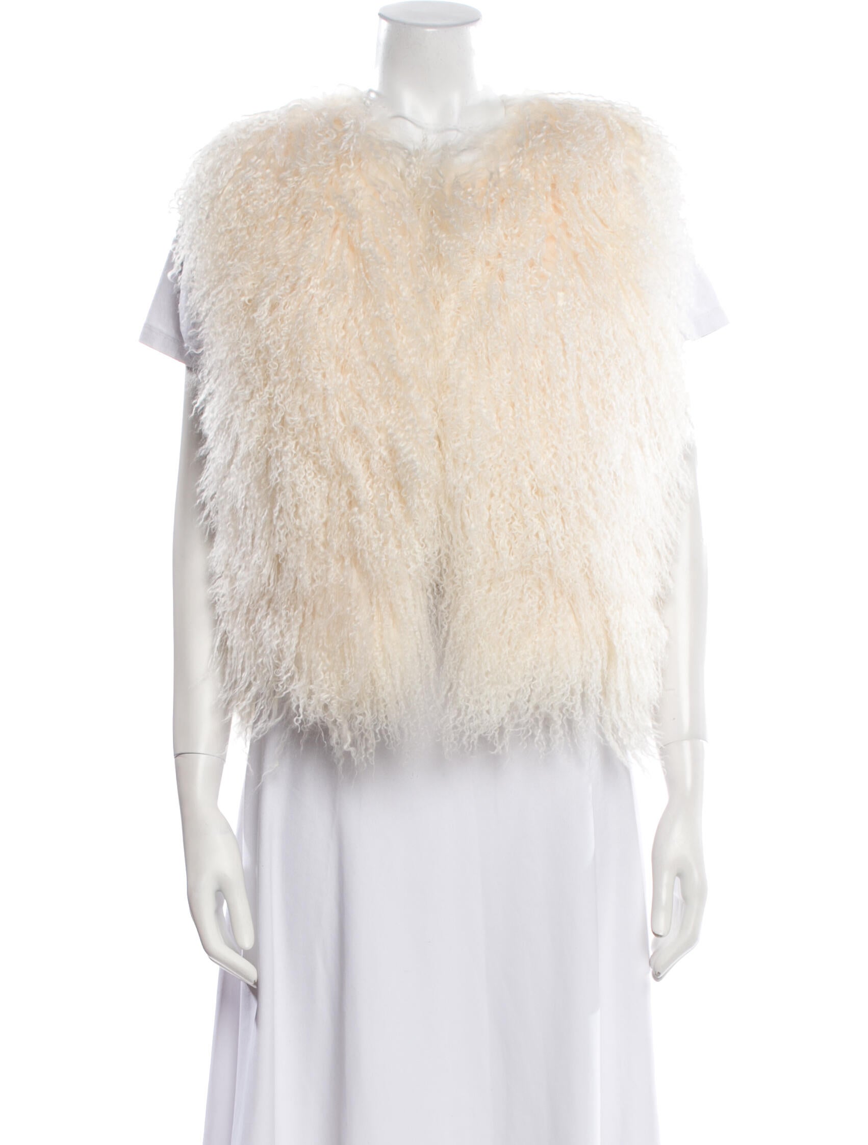 Badgley Mischka Fur Vest
