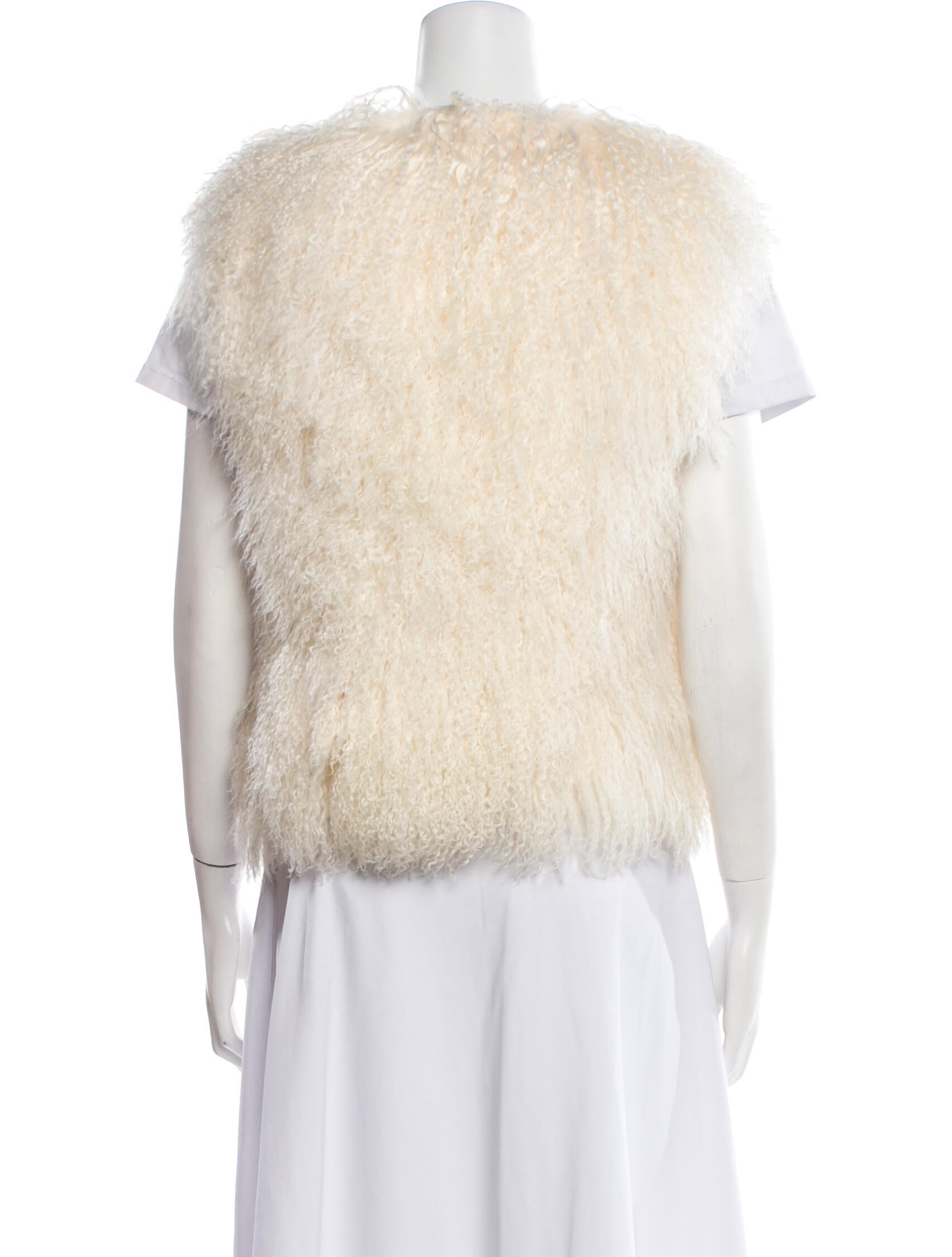 Badgley Mischka Fur Vest