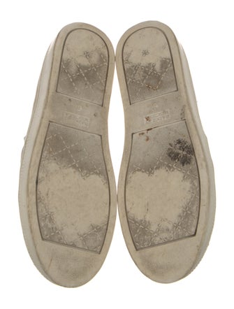 Badgley Mischka Satin Crystal Embellishments Sneakers