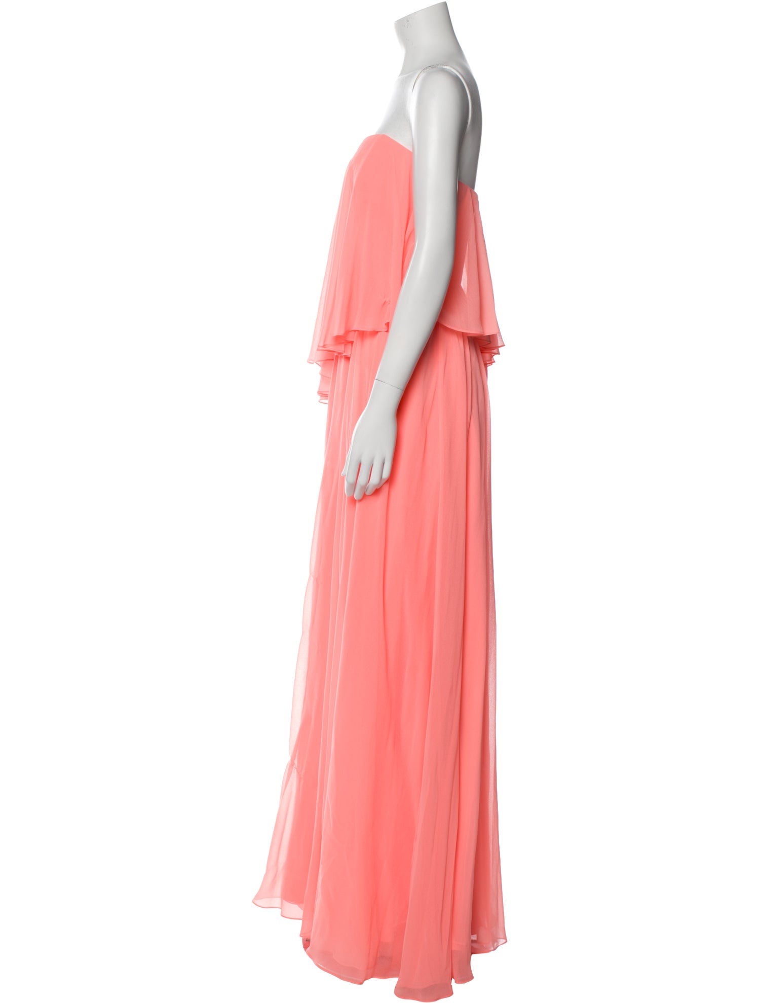 Badgley Mischka Strapless Long Dress w/ Tags