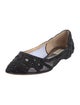 Badgley Mischka Mesh Mesh Accents D'Orsay Flats