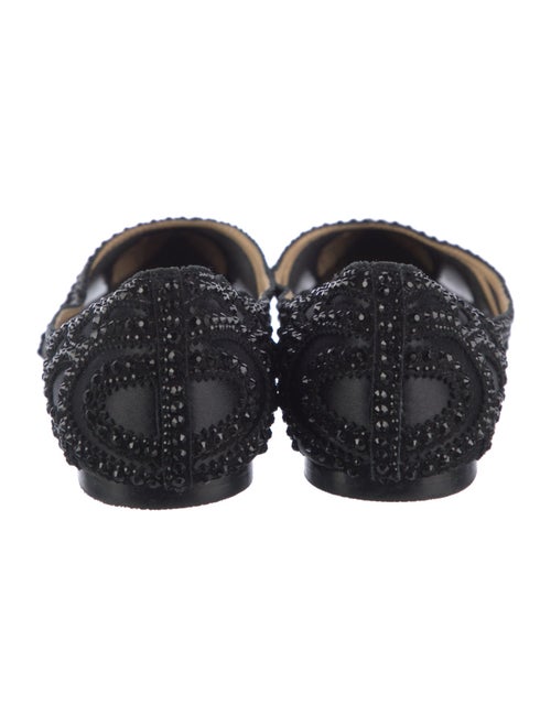 Badgley Mischka Mesh Mesh Accents D'Orsay Flats