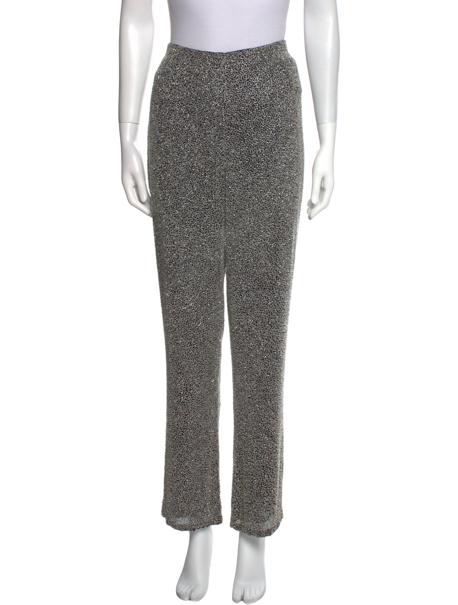 Badgley Mischka Printed Straight Leg Pants