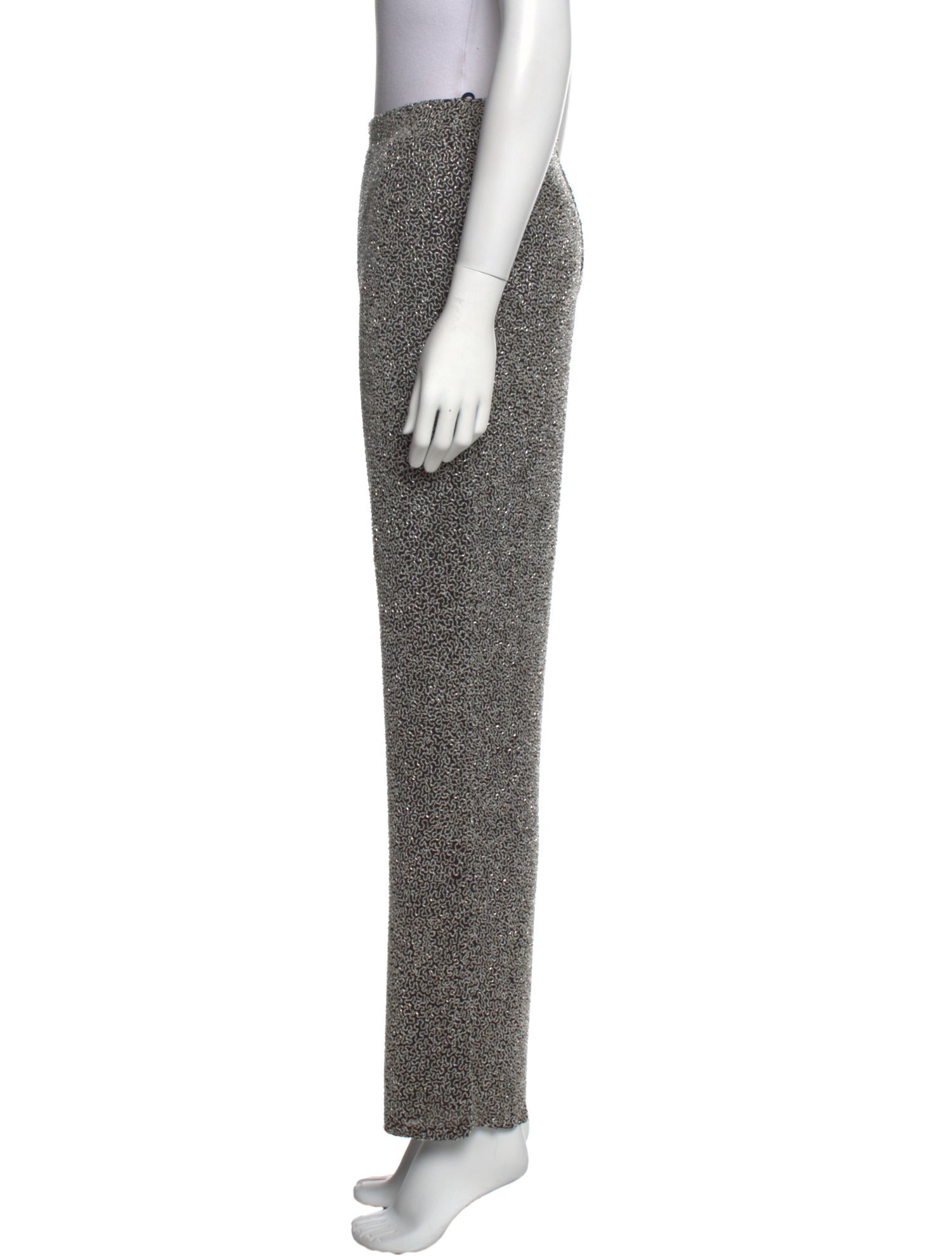 Badgley Mischka Printed Straight Leg Pants