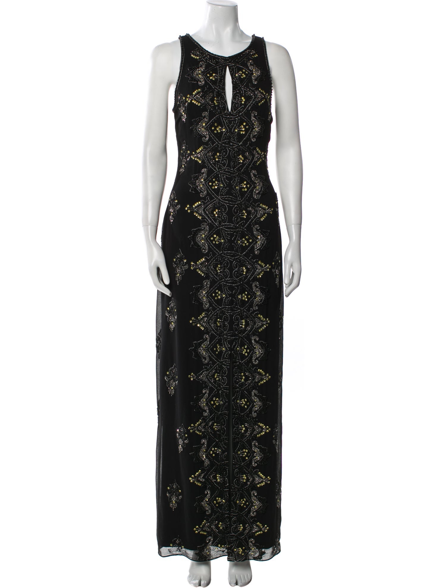 Badgley Mischka Patterned Long Dress