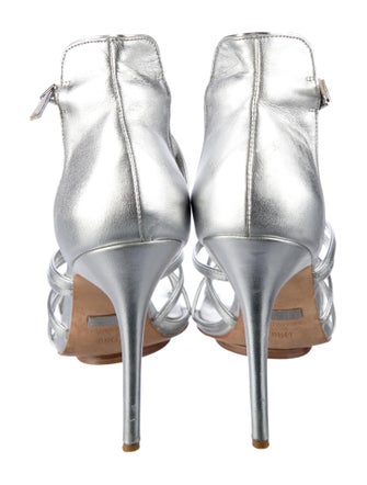 Badgley Mischka Leather Gladiator Sandals