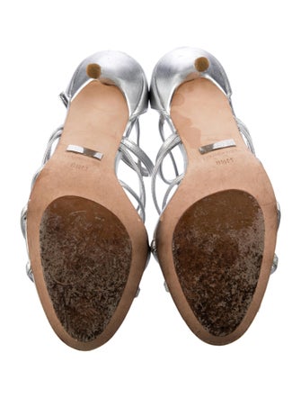 Badgley Mischka Leather Gladiator Sandals