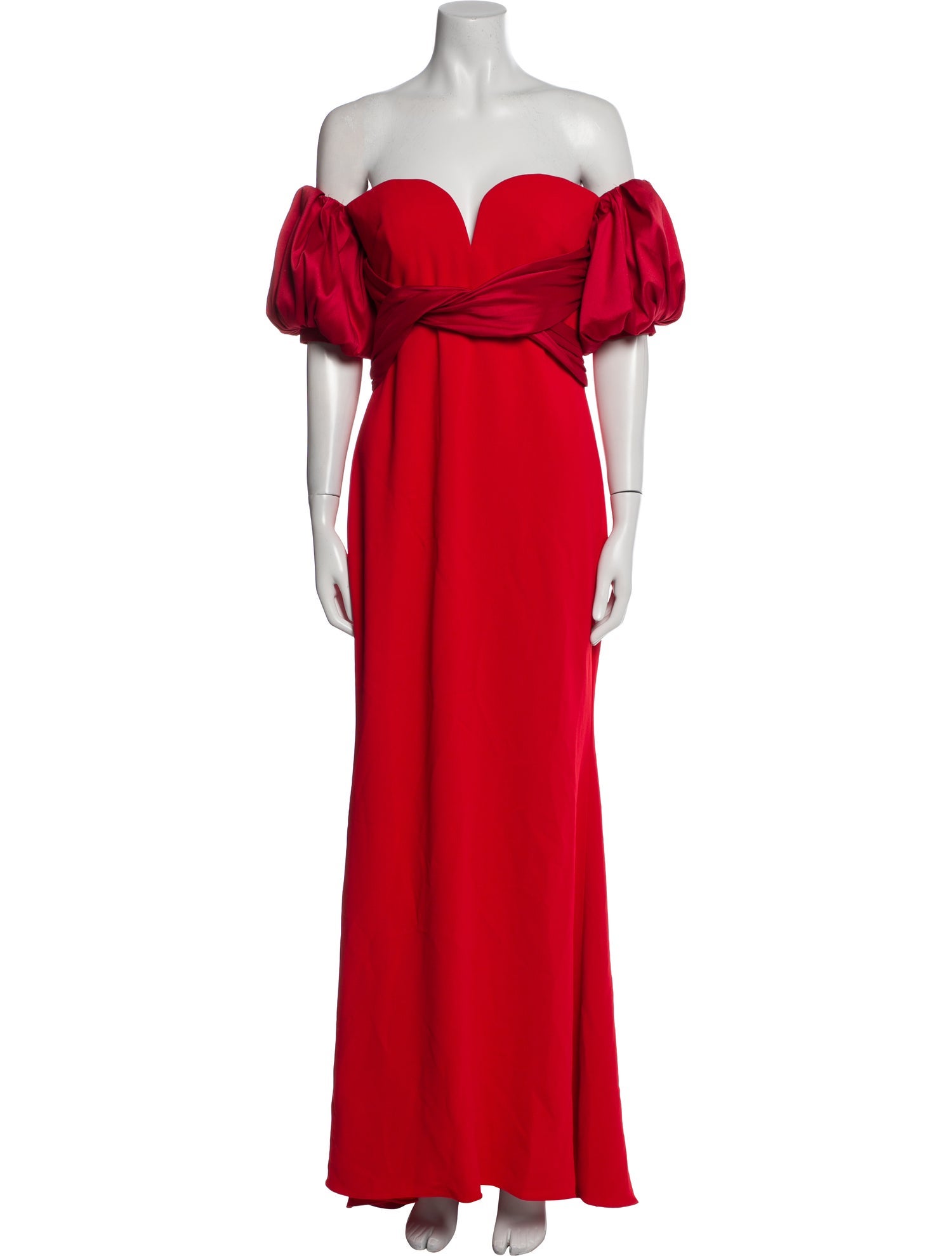 Badgley Mischka Off-The-Shoulder Long Dress w/ Tags