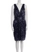 Badgley Mischka Nylon Knee-Length Dress