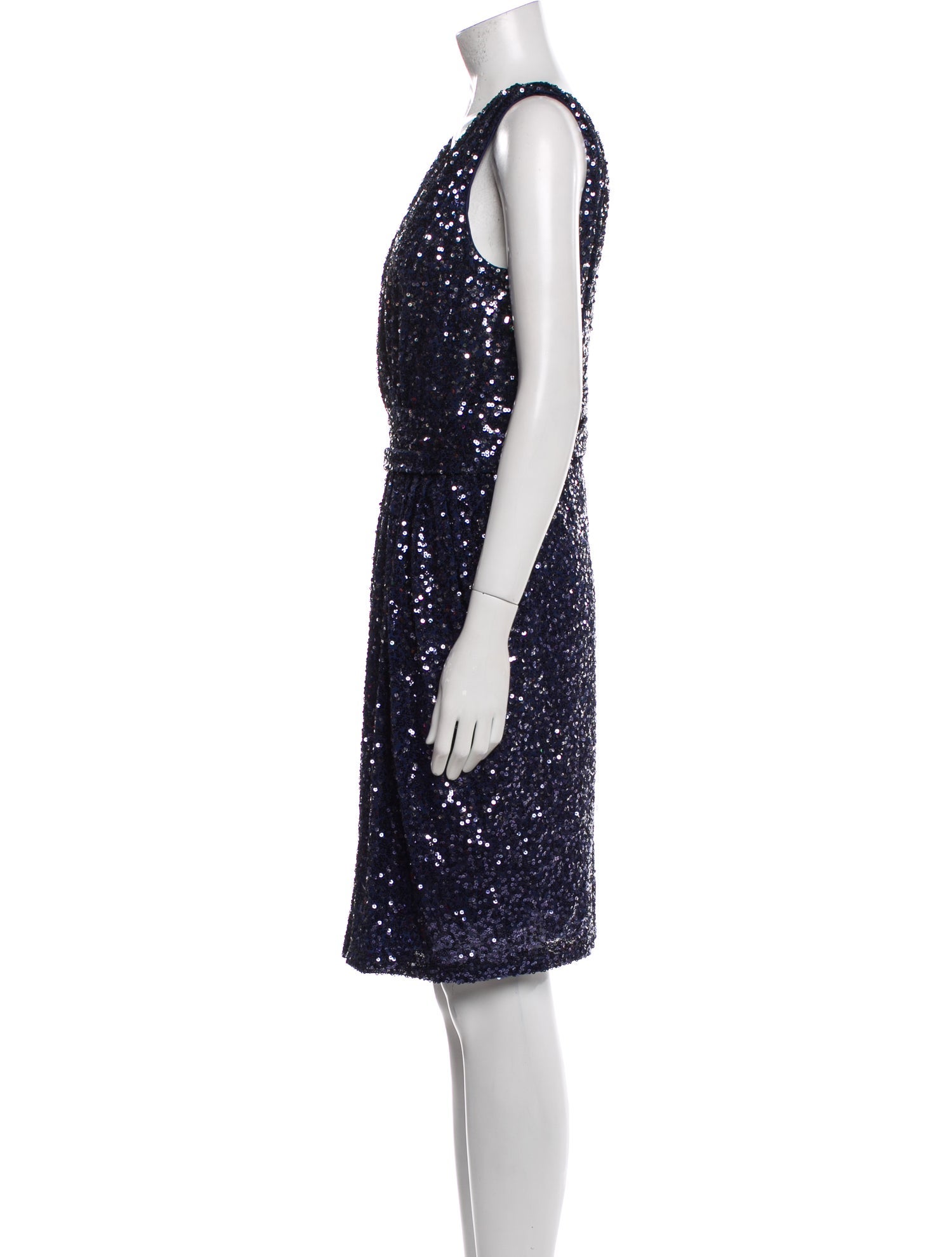 Badgley Mischka Nylon Knee-Length Dress