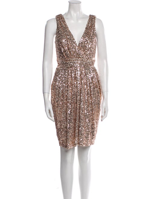Badgley Mischka Nylon Knee-Length Dress