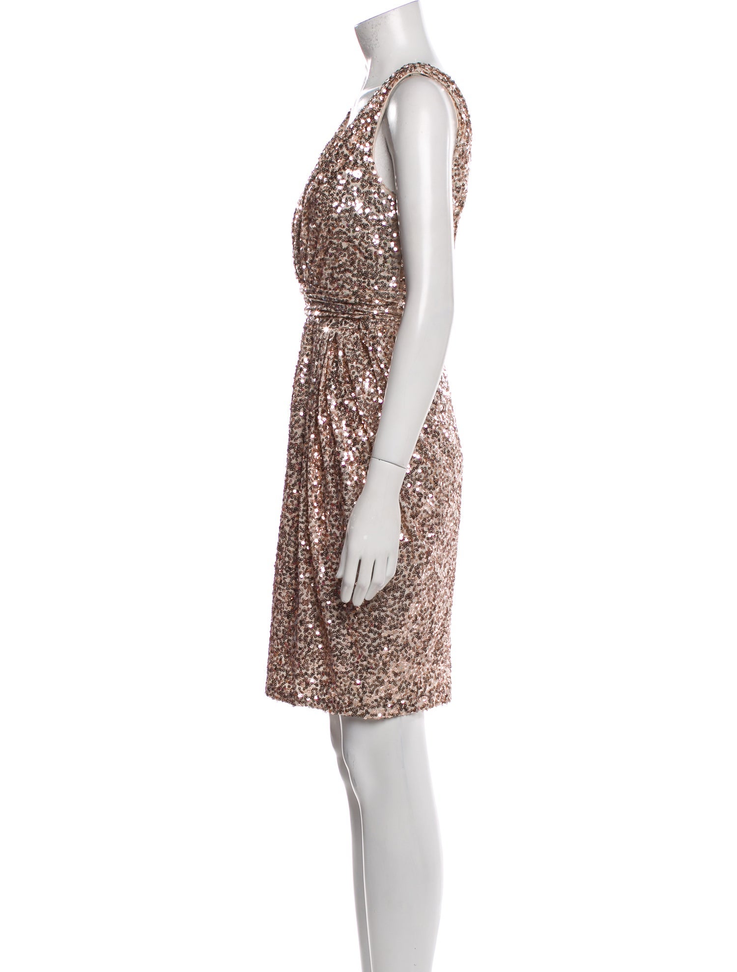 Badgley Mischka Nylon Knee-Length Dress