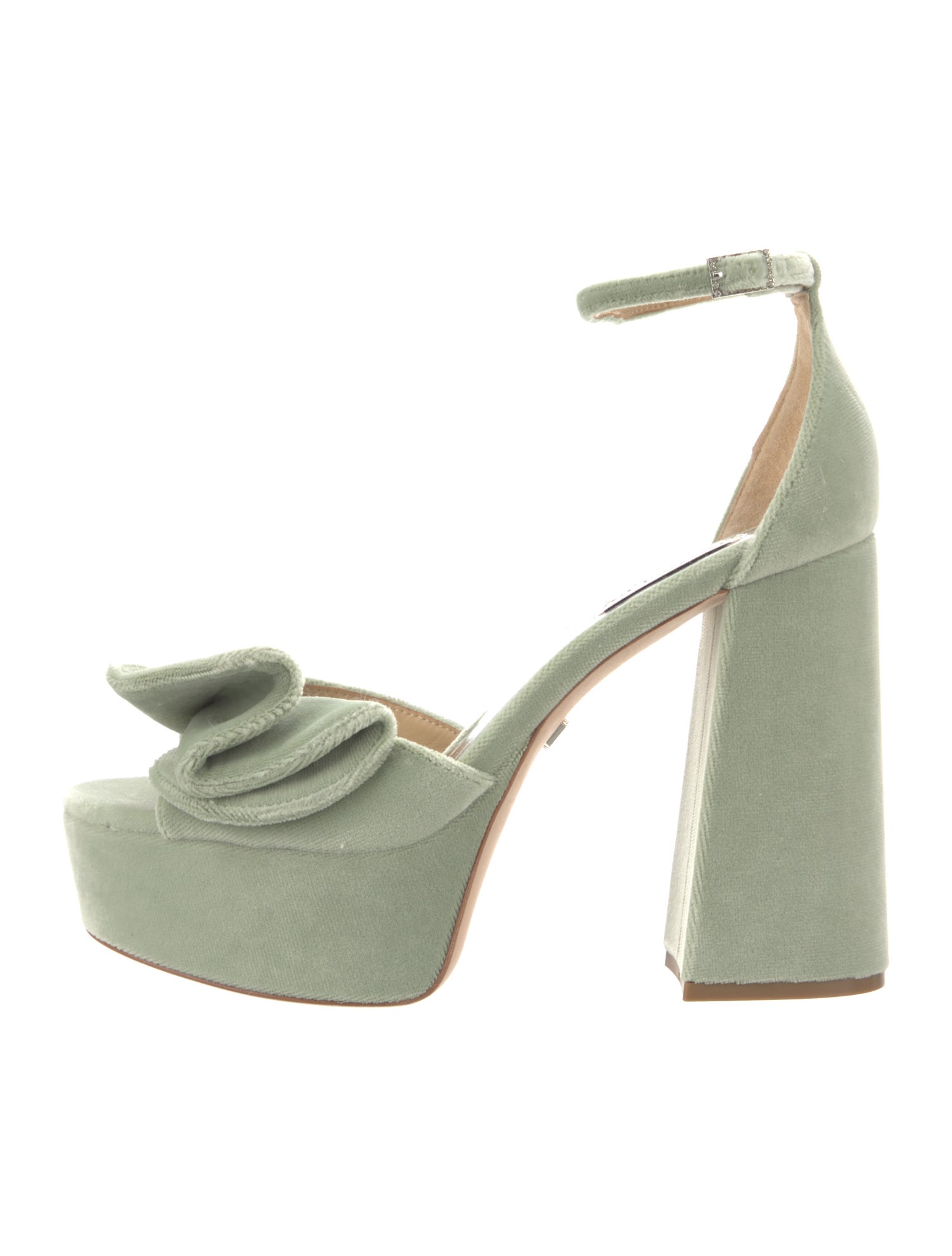 Badgley Mischka Velvet Sandals