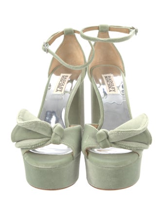 Badgley Mischka Velvet Sandals