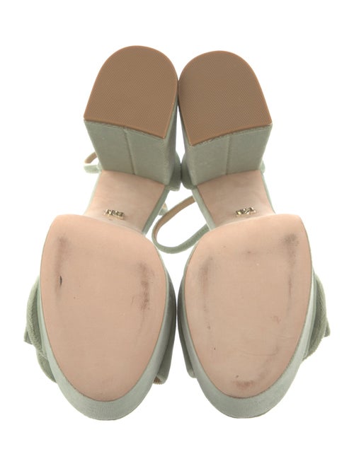 Badgley Mischka Velvet Sandals