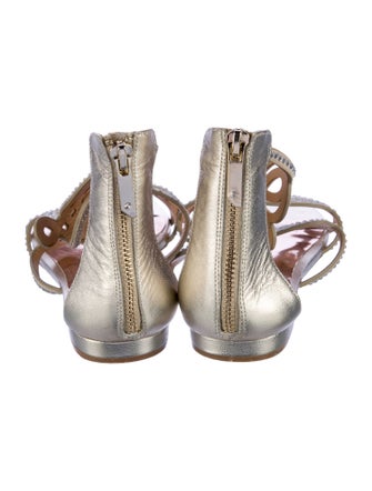 Badgley Mischka Leather Studded Accents Gladiator Sandals