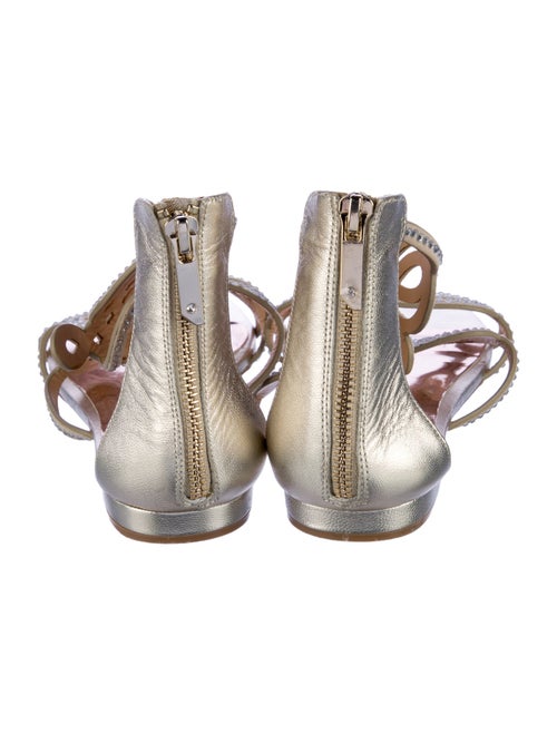 Badgley Mischka Leather Studded Accents Gladiator Sandals