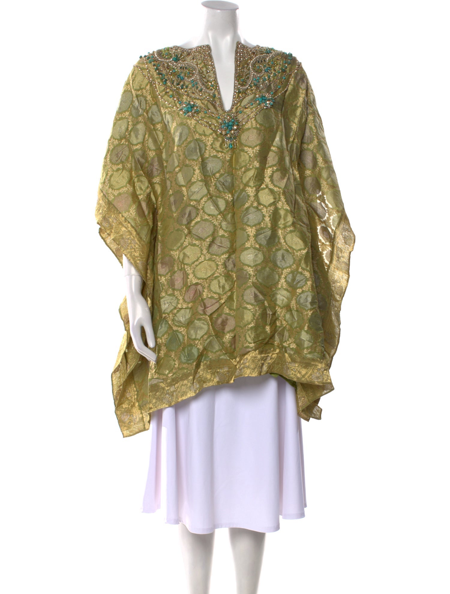 Badgley Mischka Vintage Printed Tunic