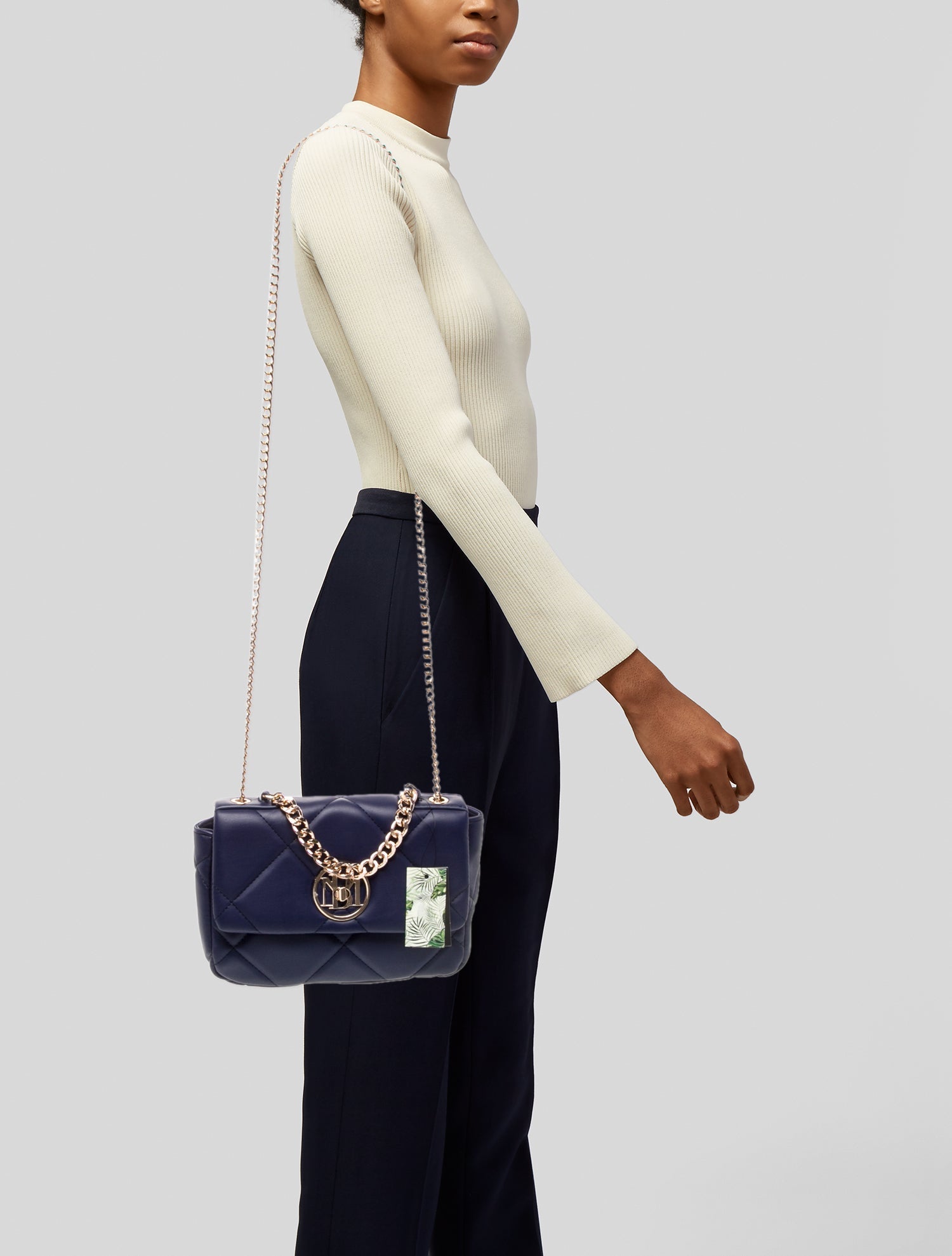 Badgley Mischka Quilted Top Handle Bag w/ Tags