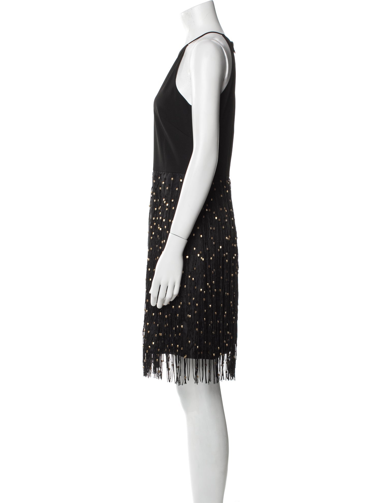 Badgley Mischka Crew Neck Knee-Length Dress w/ Tags