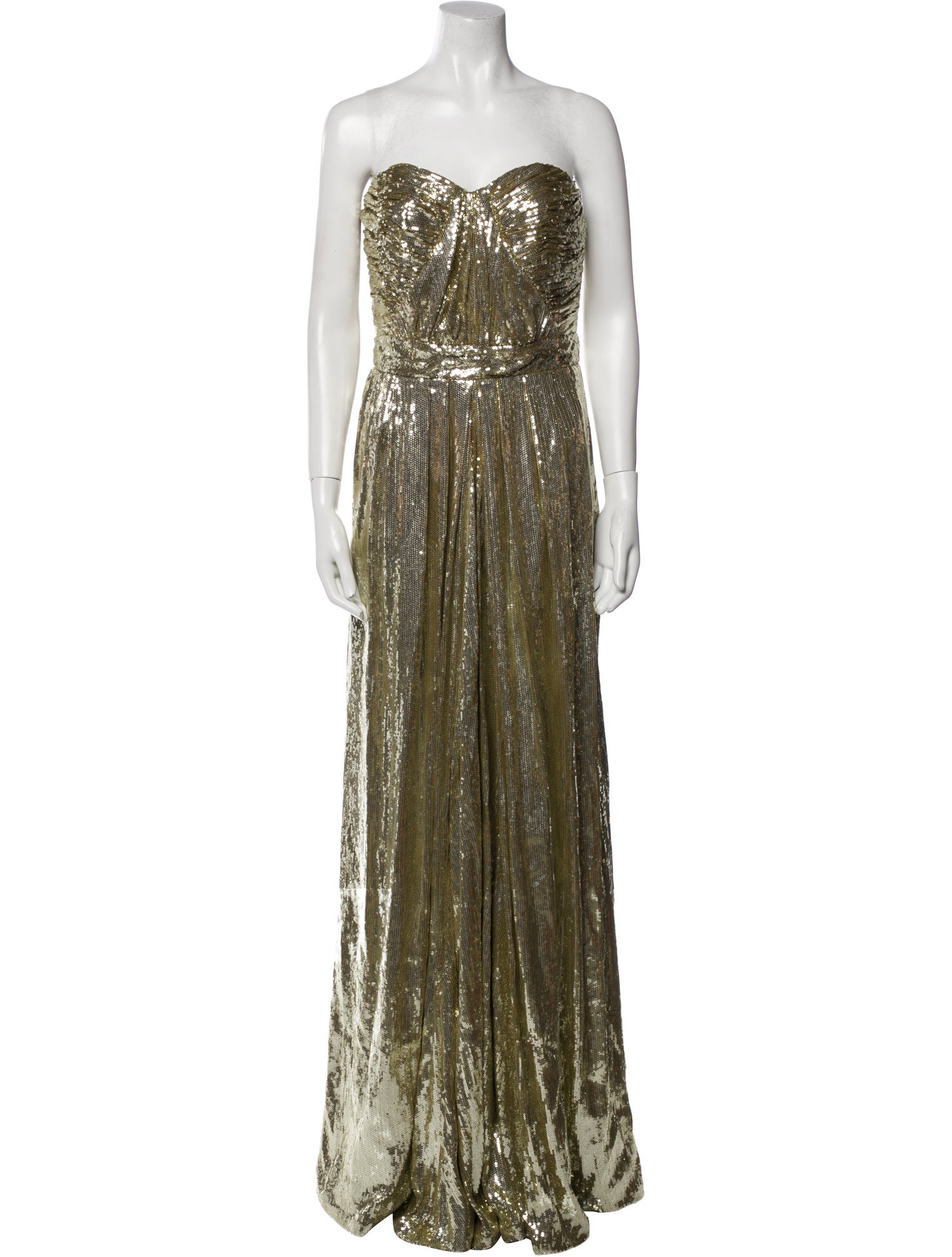 Badgley Mischka Silk Long Dress w/ Tags