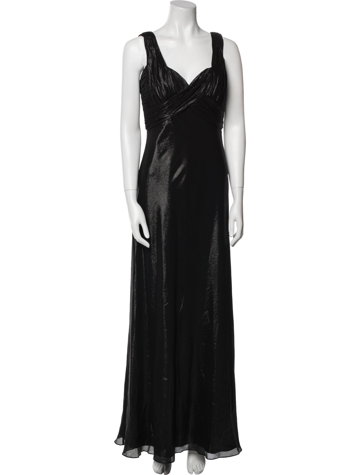 Badgley Mischka Silk Long Dress