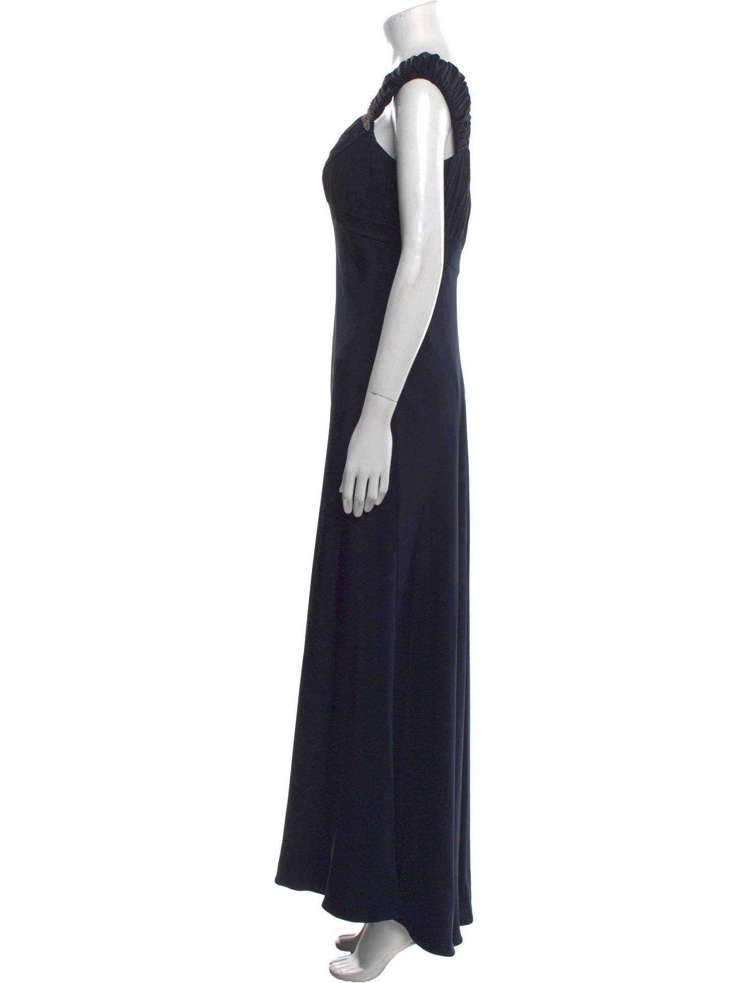 Badgley Mischka Silk Long Dress