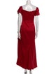 Badgley Mischka Square Neckline Long Dress