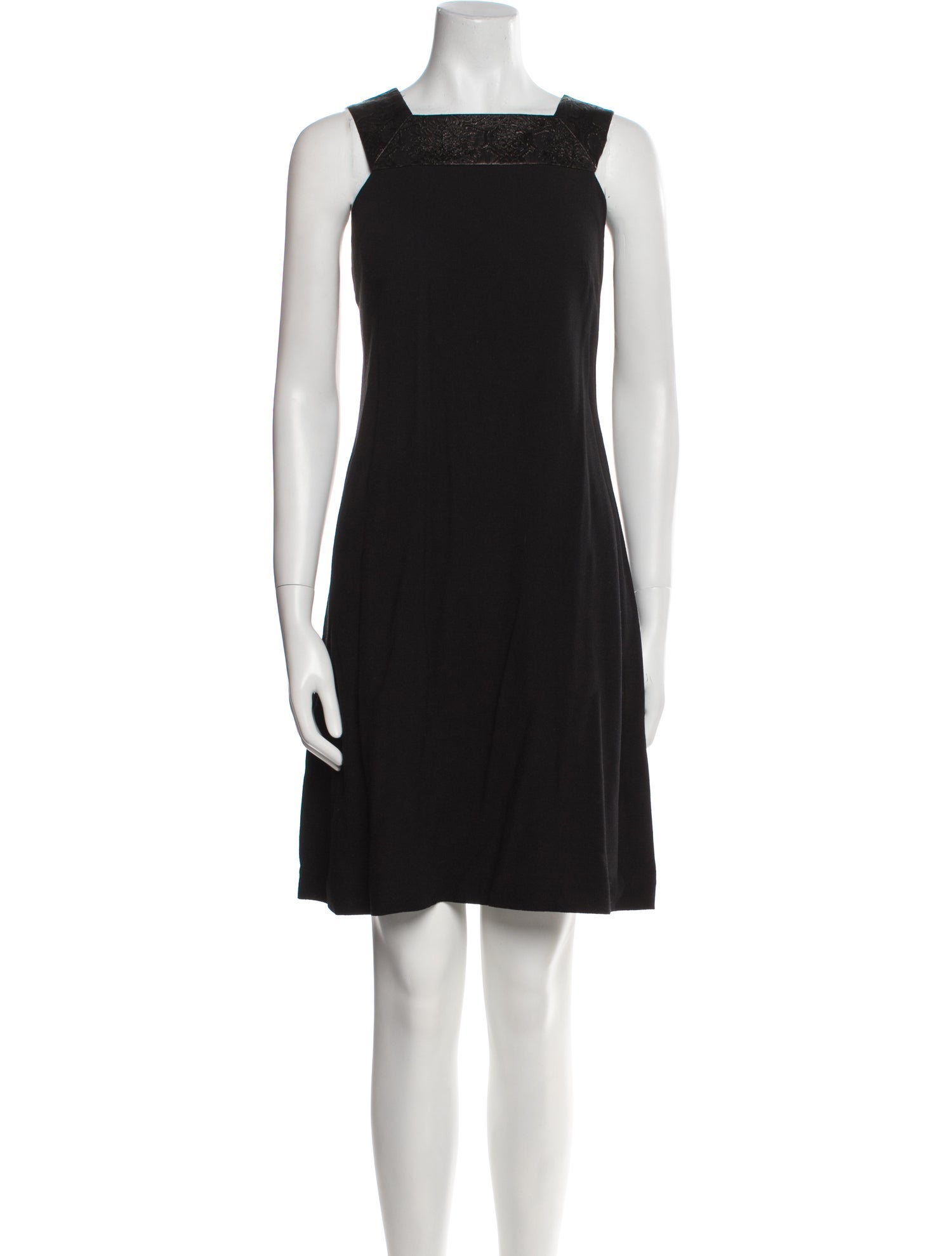 Badgley Mischka Wool Knee-Length Dress