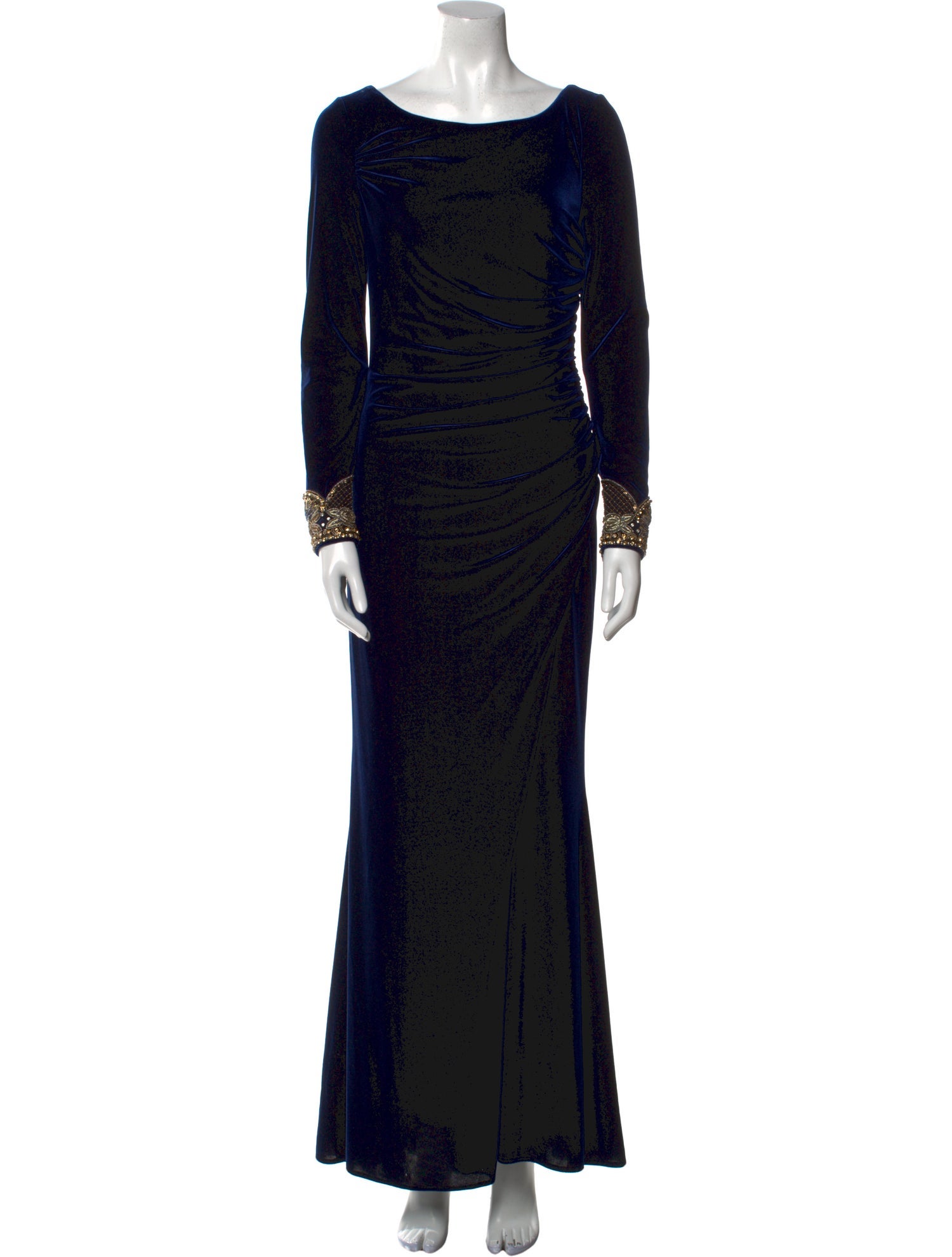 Badgley Mischka Printed Long Dress