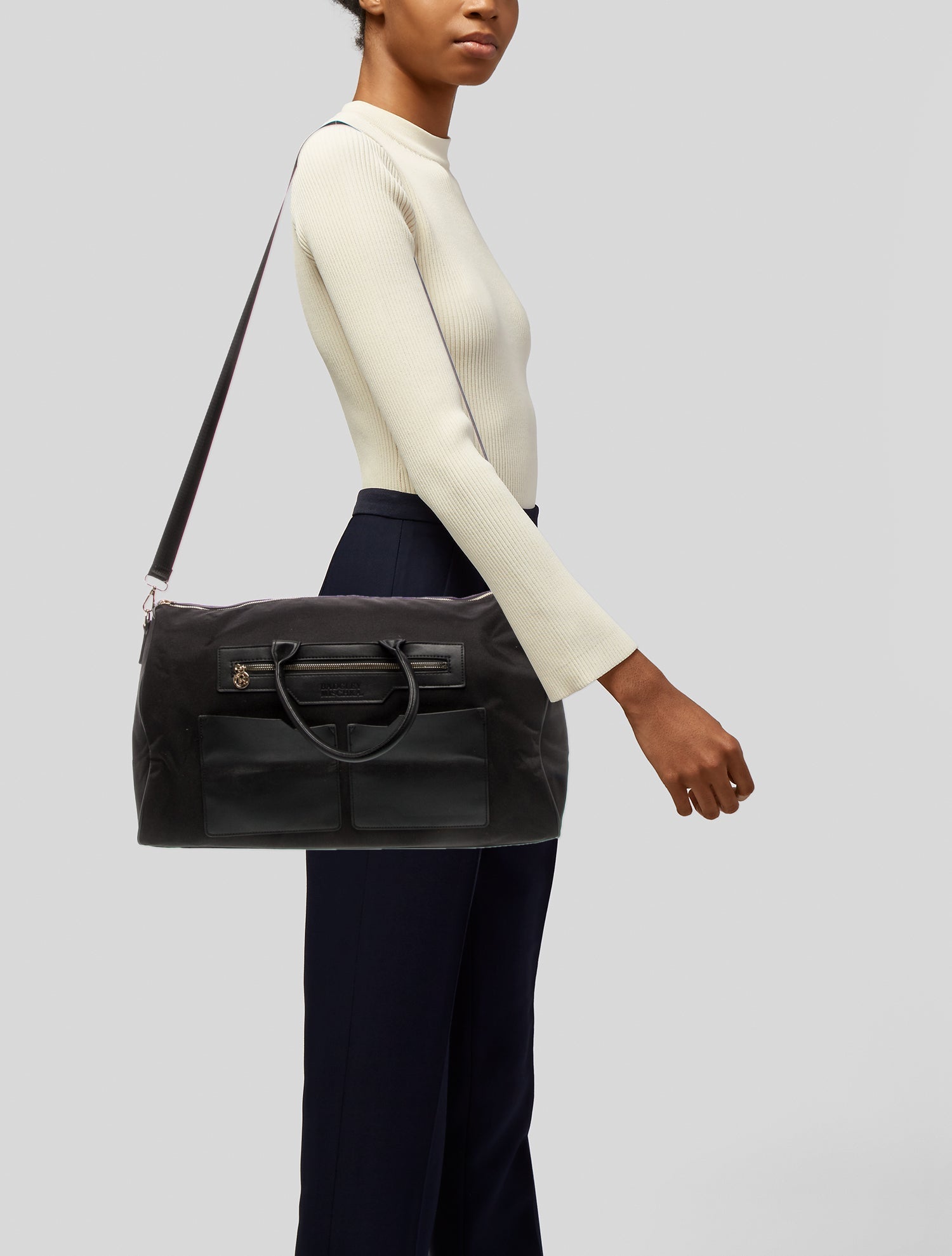 Badgley Mischka Nylon Top Handle Bag