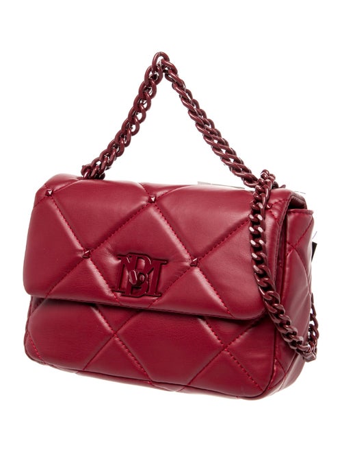 Badgley Mischka Leather Top Handle Bag
