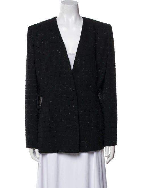 Badgley Mischka Tweed Pattern Evening Jacket