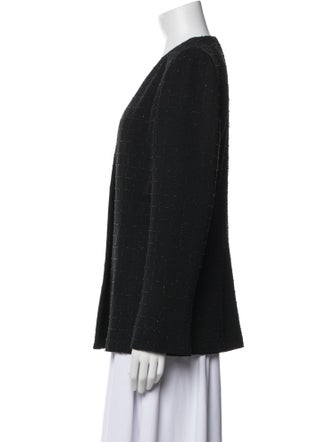 Badgley Mischka Tweed Pattern Evening Jacket