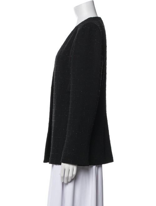 Badgley Mischka Tweed Pattern Evening Jacket