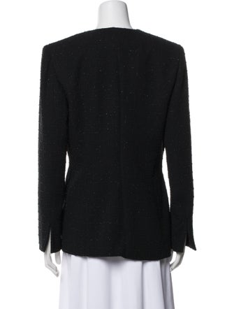 Badgley Mischka Tweed Pattern Evening Jacket