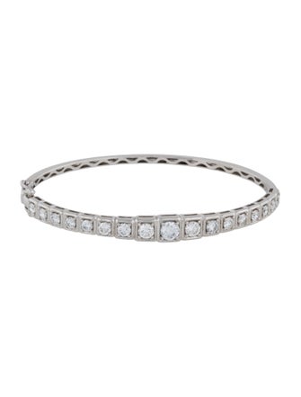 Badgley Mischka 14K 2.14ctw Lab-Grown Diamond Bangle