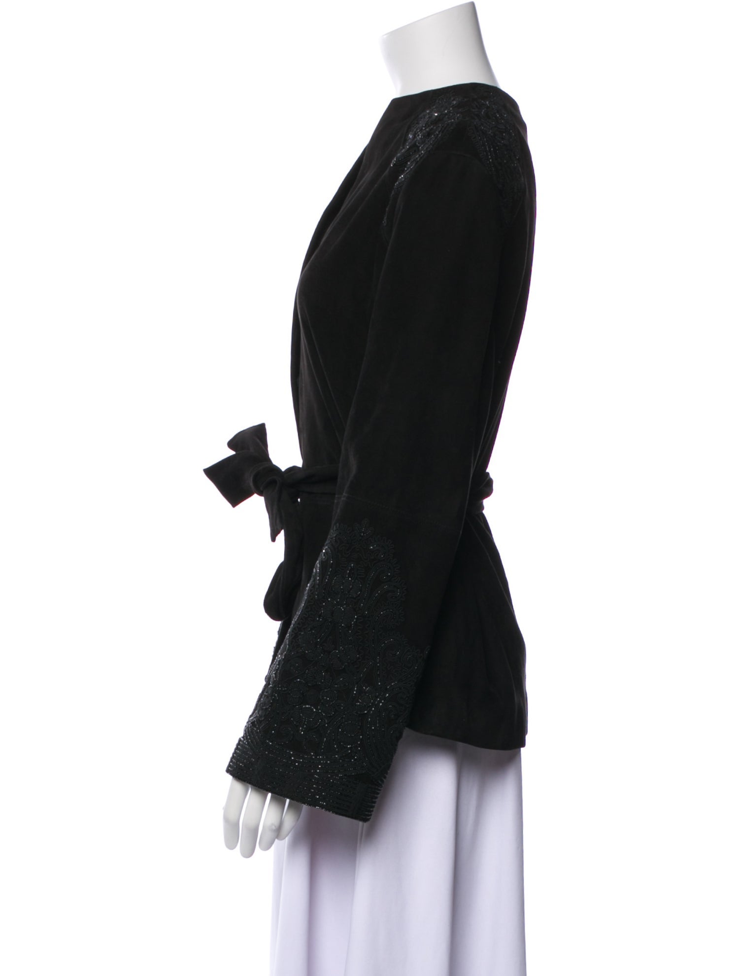 Badgley Mischka Leather Evening Jacket