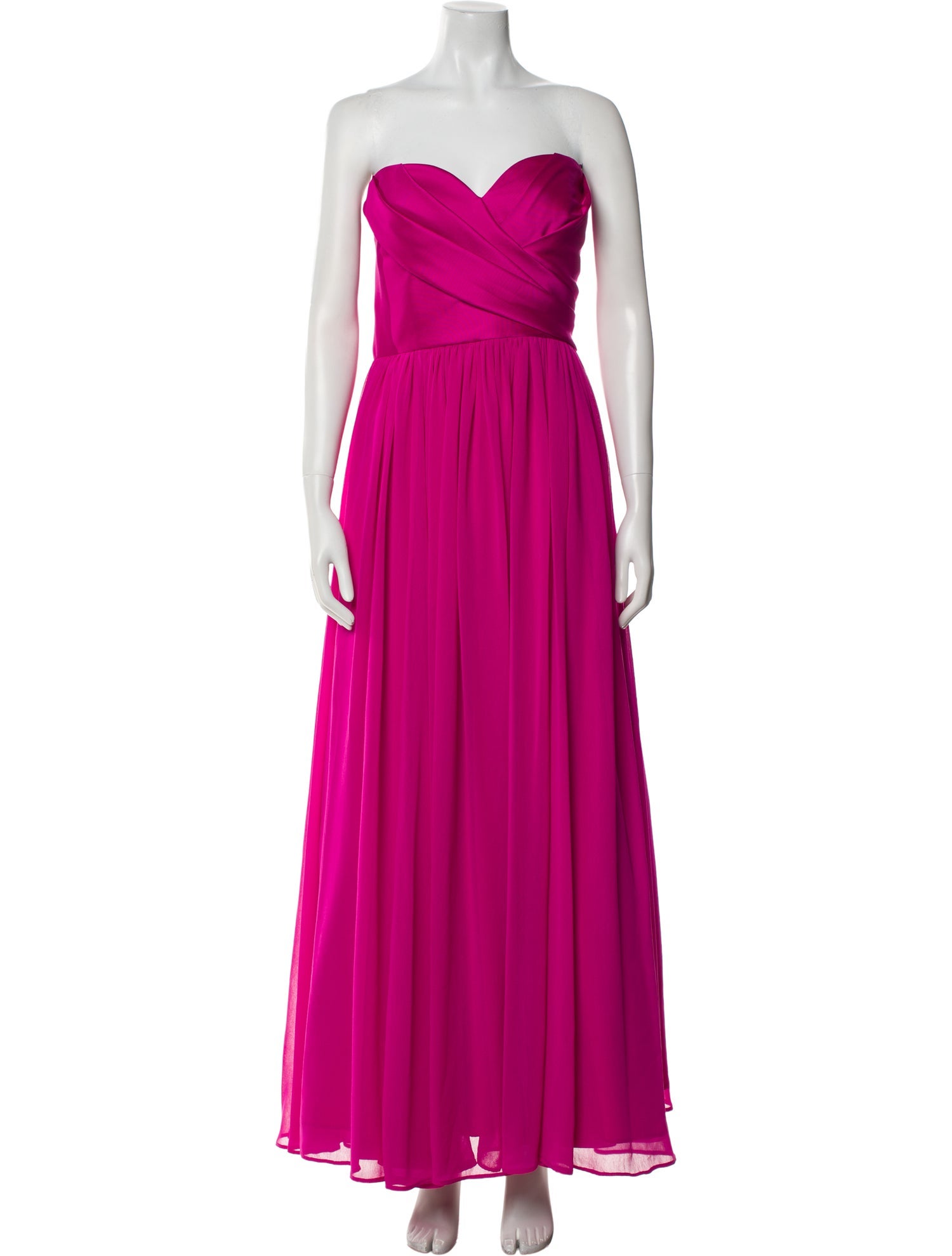 Badgley Mischka Strapless Long Dress