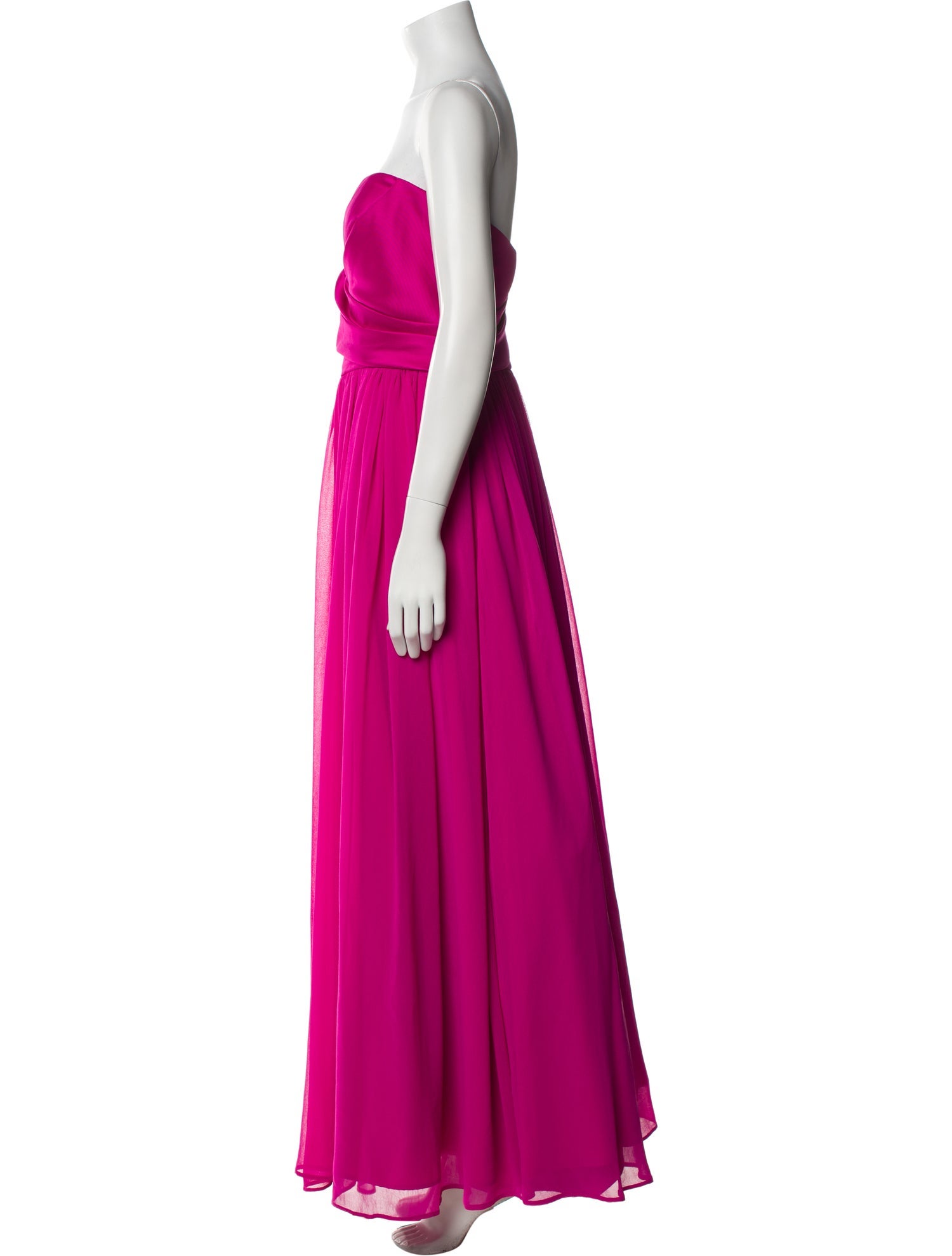 Badgley Mischka Strapless Long Dress