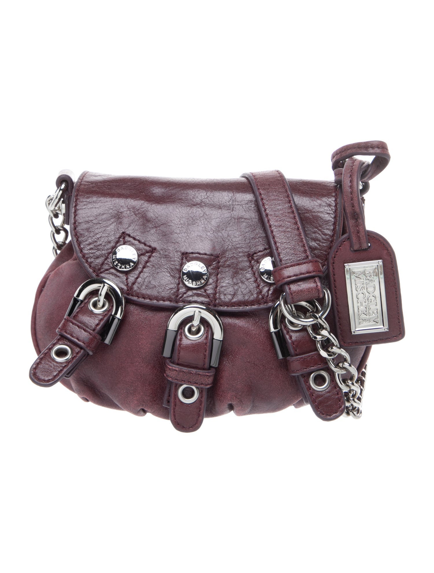 Badgley Mischka Leather Crossbody Bag