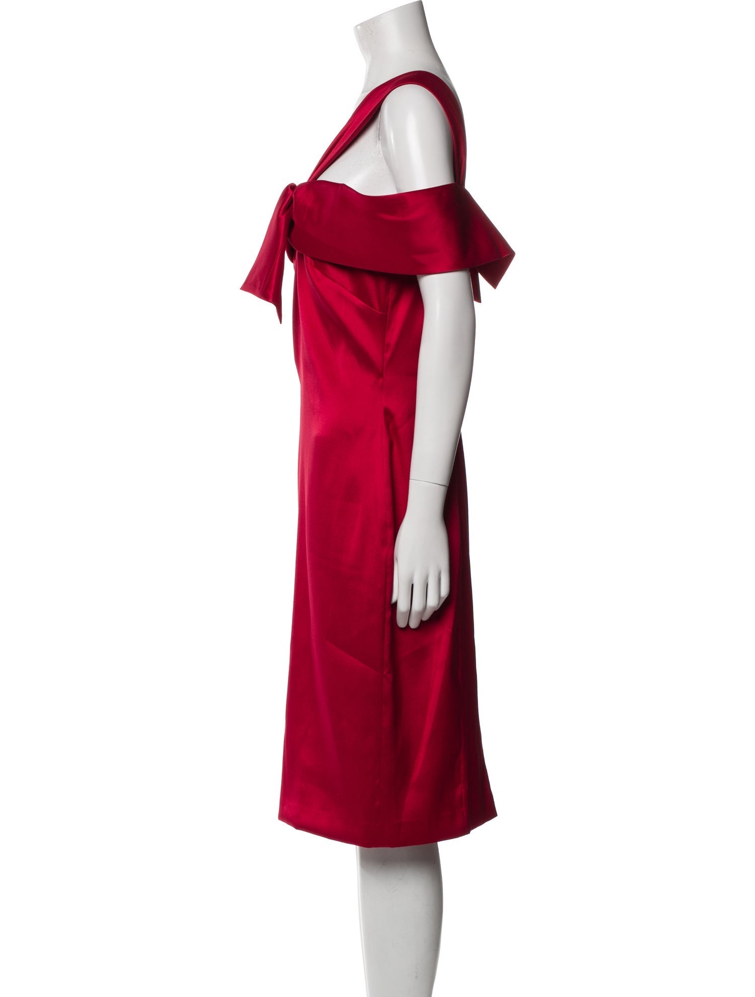 Badgley Mischka One-Shoulder Mini Dress