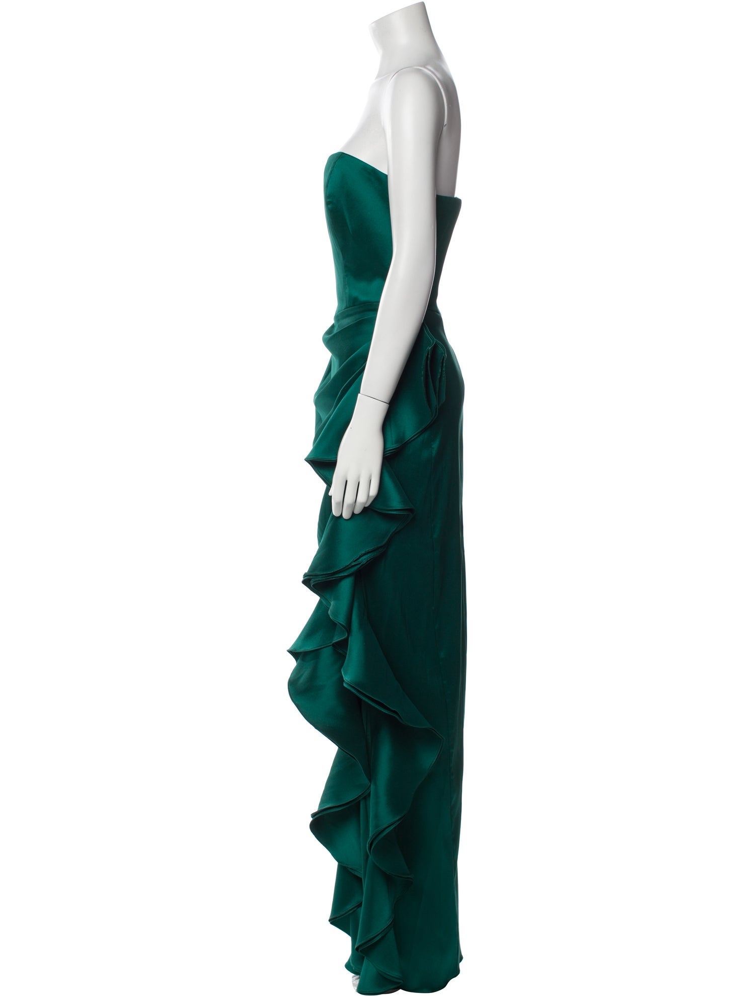 Badgley Mischka Strapless Long Dress