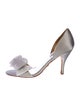 Badgley Mischka Satin Bow Accents Sandals